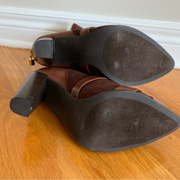 Penny Loves Brown Healed Booties - Picture 5 of 10
